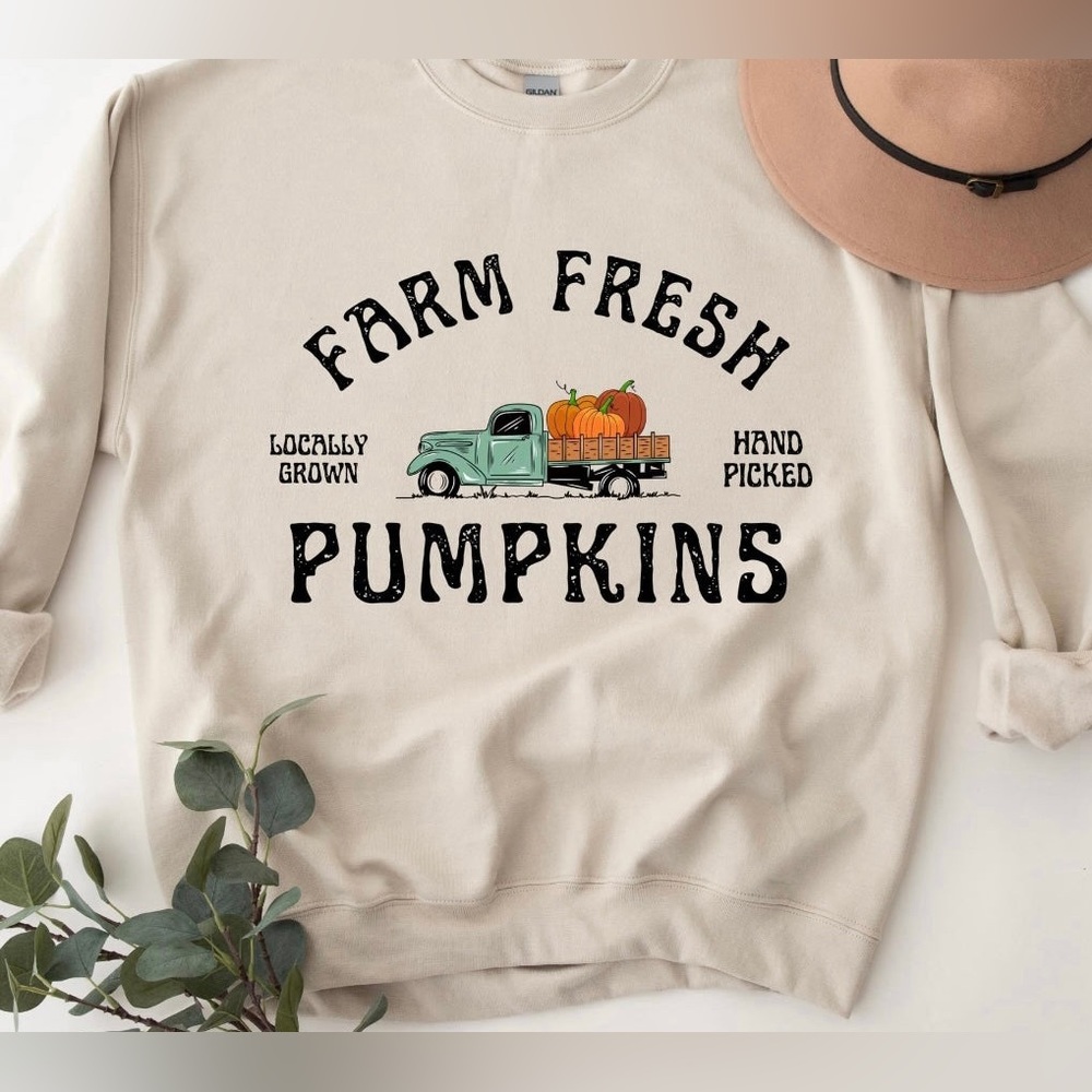 Farm Fresh Pumpkins Fall Sweater